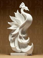 Pfau Statue Dekofigur –