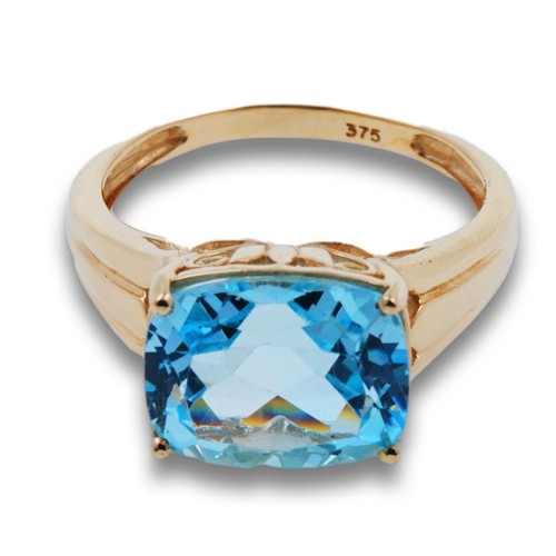 Ring 375 gold gelbgold - 9, kt
