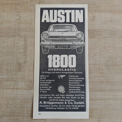 Austin 1800 hydrolastic - 1800, 1964