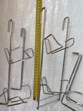 3 versch. Edelstahl Flaschenhalter, Flaschenständer, Flaschengestell, Weinregal