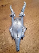 Geweih Gehörn Reh Rehbock Rehgehörn Silbern Disco Deko Popig Weihnachten Advent 