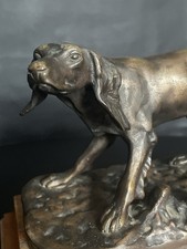Antike Bronze Statue Hund