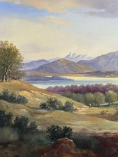 Antikes Ölgemälde Chiemsee