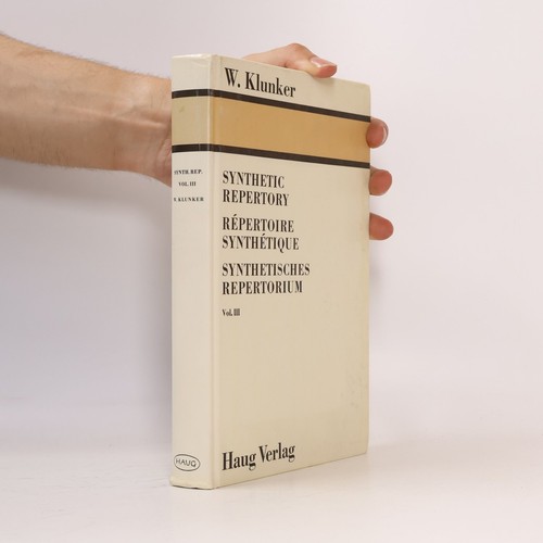 Synthetisches repertorium - synthetisches, repertorium 