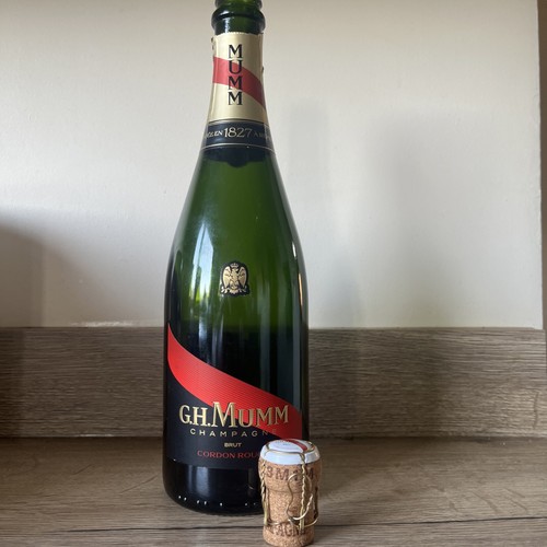 Mumm champagner leerflasche - champagner,