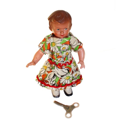 Alte aufziehpuppe puppenhaus - aufziehpuppe,