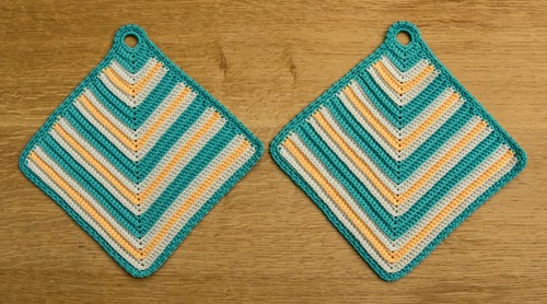 Topflappen handarbeit - topflappen,