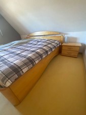 Massivholz Doppelbett Birke