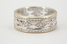 1,12 ct. Brillant Ring Gold 750 Memory Ring Diamanten SI1 I Ringgröße 59