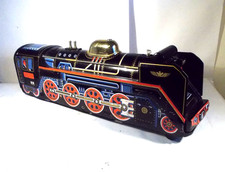 Lokomotive D5177 Modern Toys Japan Blechspielzeug 60er Jahre - defekt