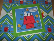 SNOOPY Kinder Bettwäsche Stoff The Peanuts 70er vintage fabric bedding 70s diy