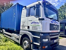 MAN TGA 18.350 Lkw mit Wechselbrücke und Container