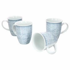 Ritzenhoff Nordic Ellen 4er Set Kaffeebecher 250ml Tasse nordisch maritim blau