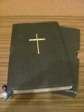 evangelisches Gesangbuch mit goldenem Schnitt von 1967 mit Hülle