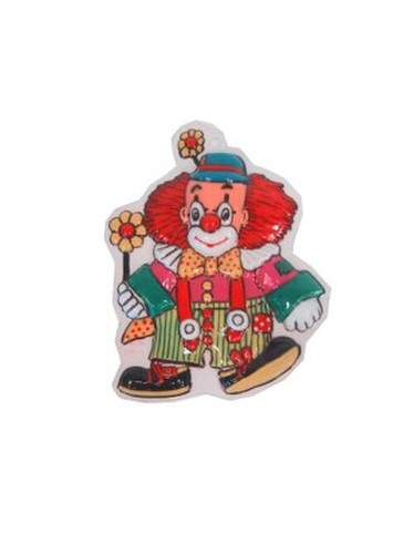 Wanddeko clown junge 16x13cm - junge,