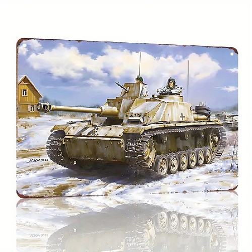 Blechschild panzer - blechschild, 2