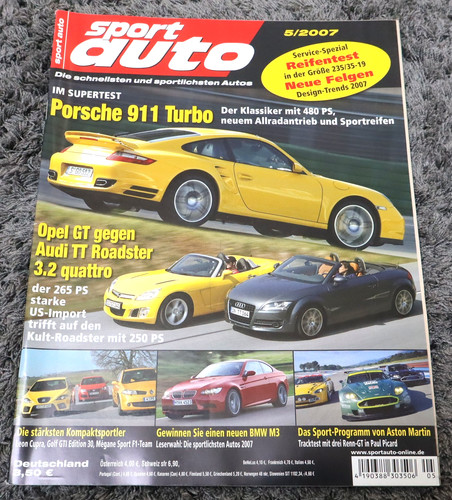 Sport auto 2007 porsche 911 - sport, 5/2007