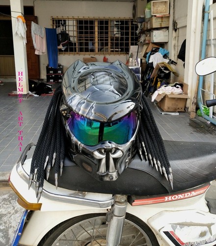 Custom predator motorradhelm - predator,
