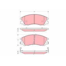TRW Bremsbelagsatz