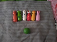 Kinderspiel Kegel Bowling aus Holz