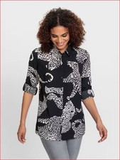 Bluse schwarz 44 Damen