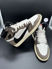Nike Travis Scott x Air Jordan 1 high OG SP EU 46 US 12 Sail/Black-Dark Mocha