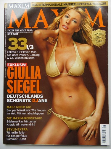 Maxim 2007 giulia siegel - maxim,