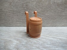 Playmobil Zubehör | Fass mit Halter fürKutsche