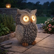 Solarlampe Außenleuchte Eule