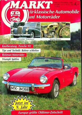 Oldtimer markt 1988 - 2), 11/1988