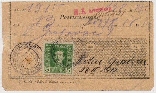 Feldpost 1918 - feldpost,