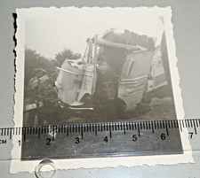 Altes Foto um 1958, Unfall LKW