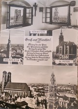 alte Postkarte Gruß aus München