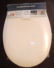 Duroplast WC Sitz, weiß mit Absenkautomatik, Neu!