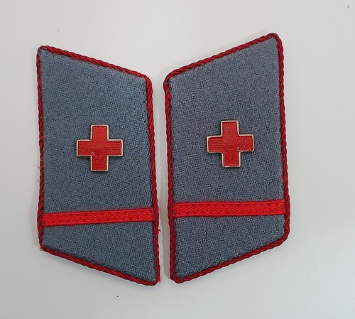 Paar kragenspiegel ddr drk - ddr,