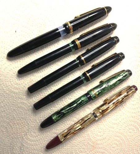 Vintage kolbenfüllhalter - 6,