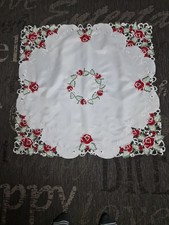 Stickerei, Tischdecke Ca 86x86