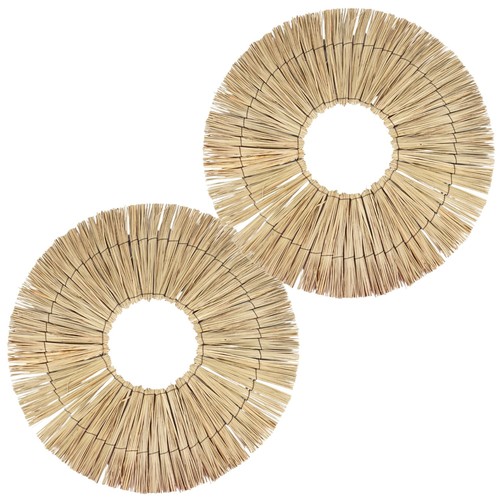 Wanddeko boho rattan - boho, set