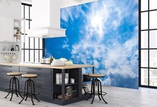 3D Blau Himmel Wolken Q3883