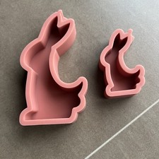 Silikonform Gießform Hase Eierträger, Klein Und Groß
