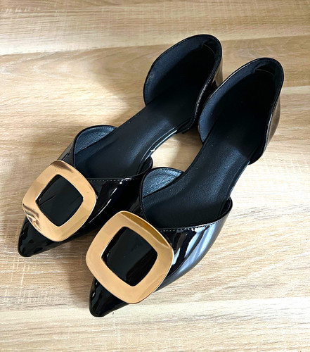 Damen ballerinas schwarz - 37,