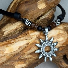 Lederkette Surferhalskette