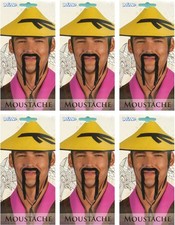 6x CHINESEN SCHNURRBART /
