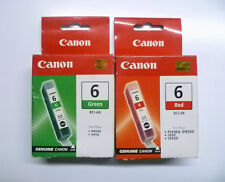Original Canon Set BCI-6G BCI-6R BCI-6 G R Pixma iP8500 i990 i9950 Pixus 9900i