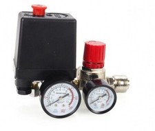 Neu Druckregler mit Druckschalter für Kompressor Kompressorschalte 230V 8bar 15A