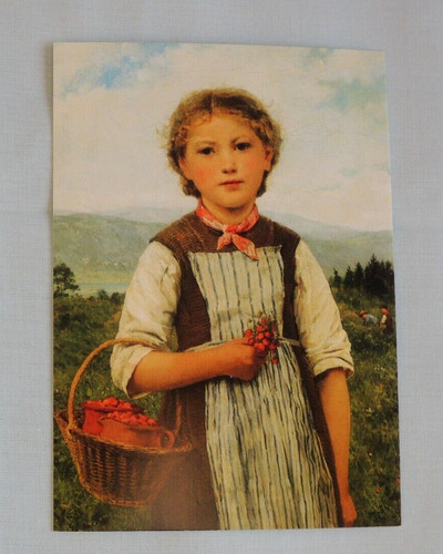 Postkarten erdbeer mareili - 1x, erdbeer-mareili