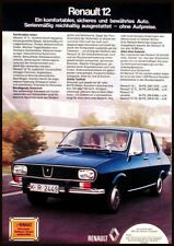 Renault 12, originale Werbung aus 1973, in Farbe