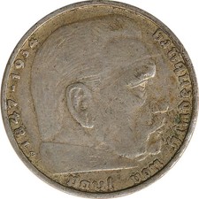 Drittes Reich 2 Mark 1938 B