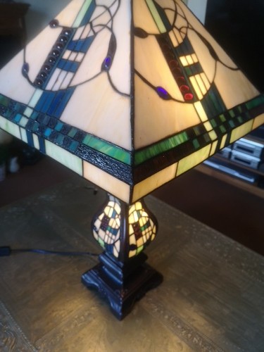 Tiffany art lampe - art,
