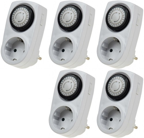 Zeitschaltuhr steckdose - 5x,